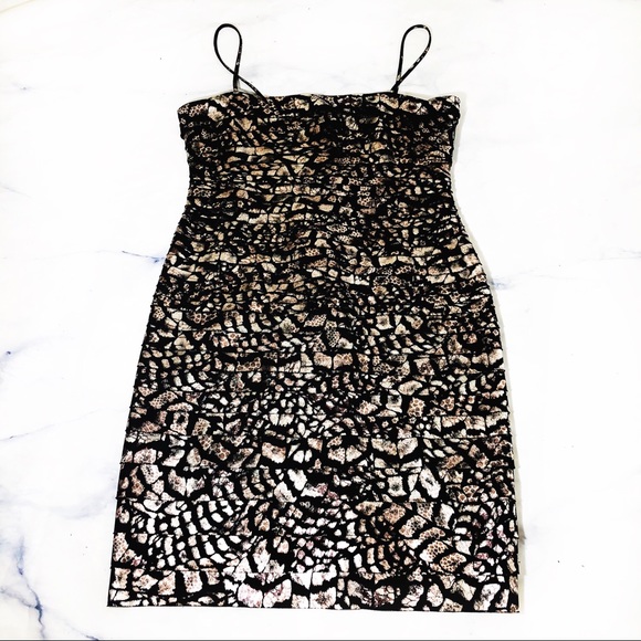 Dress Barn Dresses & Skirts - Dress Barn Collection Black & Metallic Pink Dress